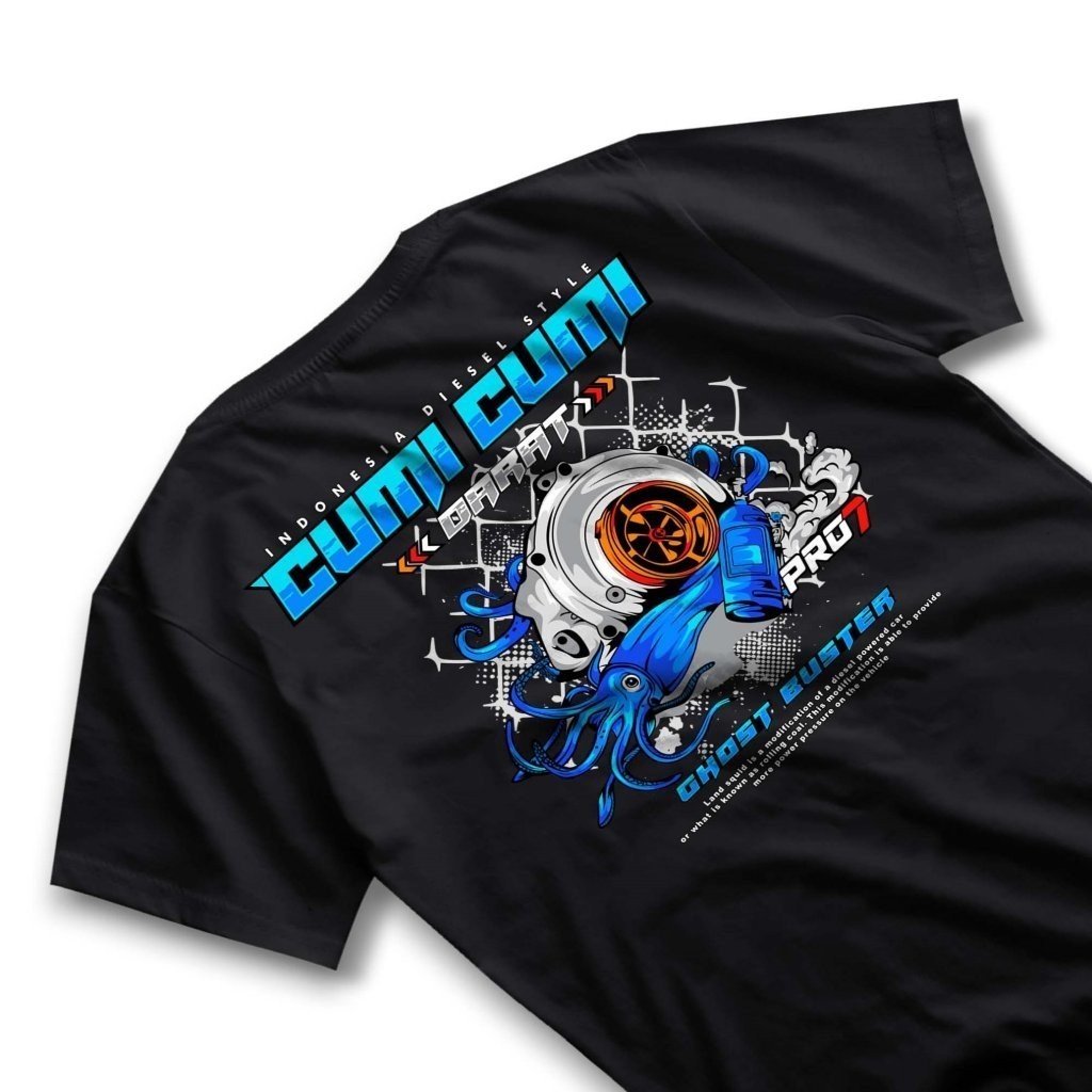 Pro7 Diesel War Squid Land เสื้อยืด Distro Racing เสื้อ Diesel Gank Pro 7 Diesel Power Turbo Tshirt 