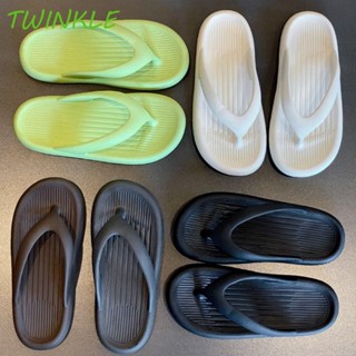 Twinkle1 รองเท้าสวมใส่ด้านนอก, Solid Anti Slip รองเท้าแตะชาย…