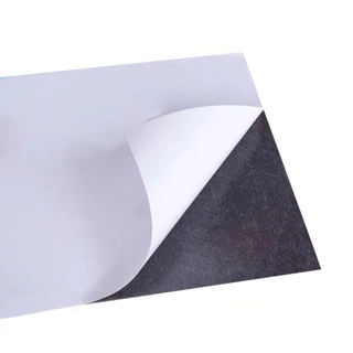 แผ่นแม่เหล็ก กาว2หน้า ติดตู้เย็น ขนาด A4 (297x210mm) หนา 0.5/1.0 มิลลิเมตร คุณภาพอันดับ 1 แผ่นแม่เหล็กยาง