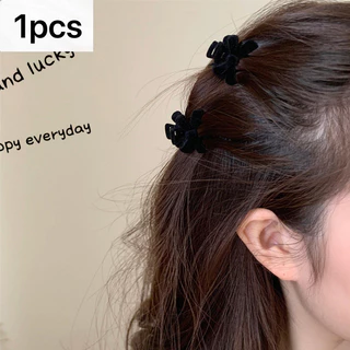 คลิปคว้าโบว์กํามะหยี่ระดับไฮเอนด์การออกแบบเฉพาะกิ๊บหักหน้าม้าขนาดเล็ก