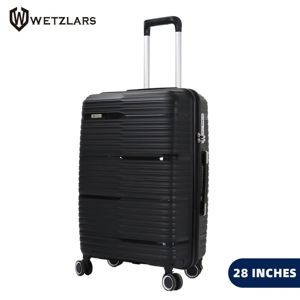GlobalHouse WETZLARS KERVYN-02 กระเป๋าเดินทาง 28 นิ้ว ขนาด 70x51x30 ซม.  สีดำ สินค้าของแท้คุณภาพดี