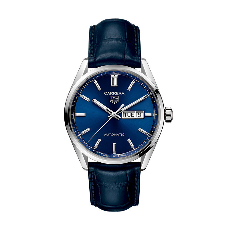 Tag Heuer TAG Heuer TAG Heuer Carla Series Blue Calendar Mechanical นาฬิกาผู้ชาย