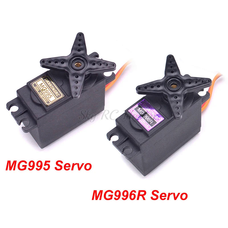 KS 1PCS MG995 MG 995 / MG996R MG996 Servoเกียร์โลหะดิจิตอลสำหรับรถแข่งรถRCอะไหล่รถRCชุดเฮลิคอปเตอร์เ