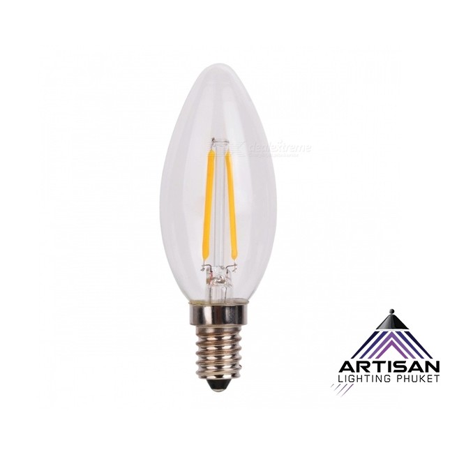LED Vantage Candle E14 2W Clear 2700K