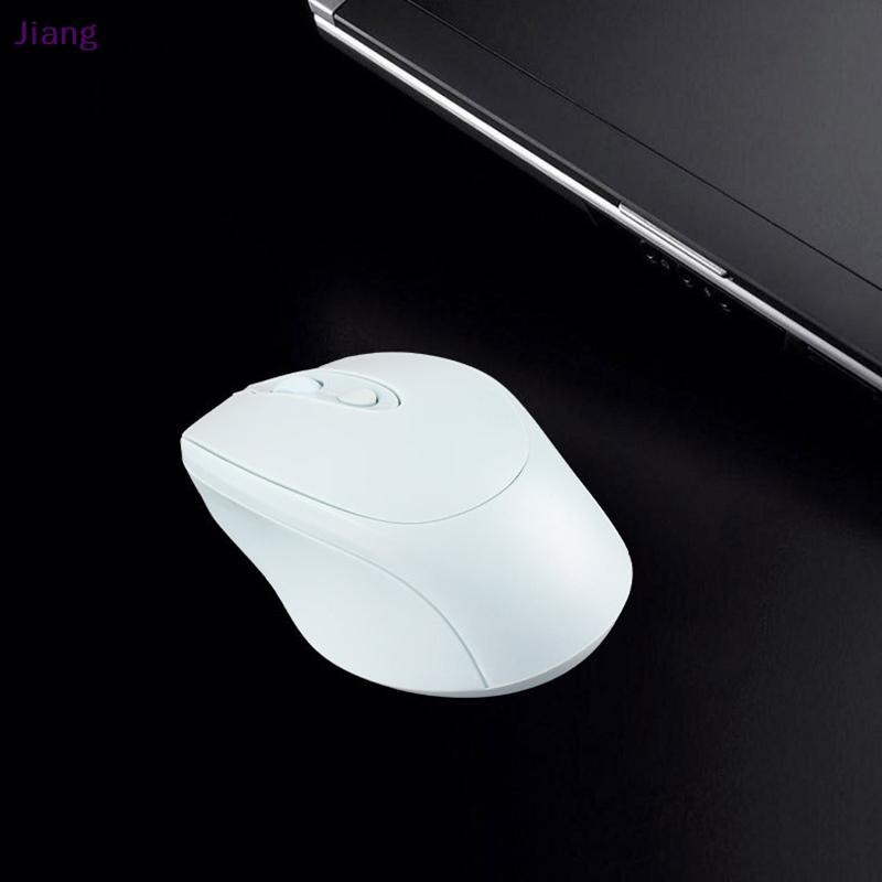 [Jiang] เมาส์ไร้สาย Silent Dual รุ่นชาร์จ 1600 DPI ปรับซ้ําได้ 2.4GHz สําหรับ MacBook แล็ปท็อป PC เกม Office TH