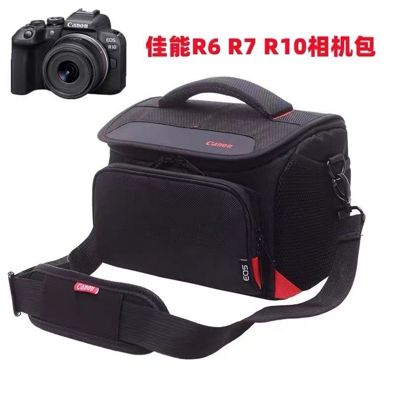 กระเป๋าสะพายไหล่ กระเป๋ากล้อง แบบพกพา สําหรับ Canon EOS R10 R7 R6 R5 RP M50II 200DII