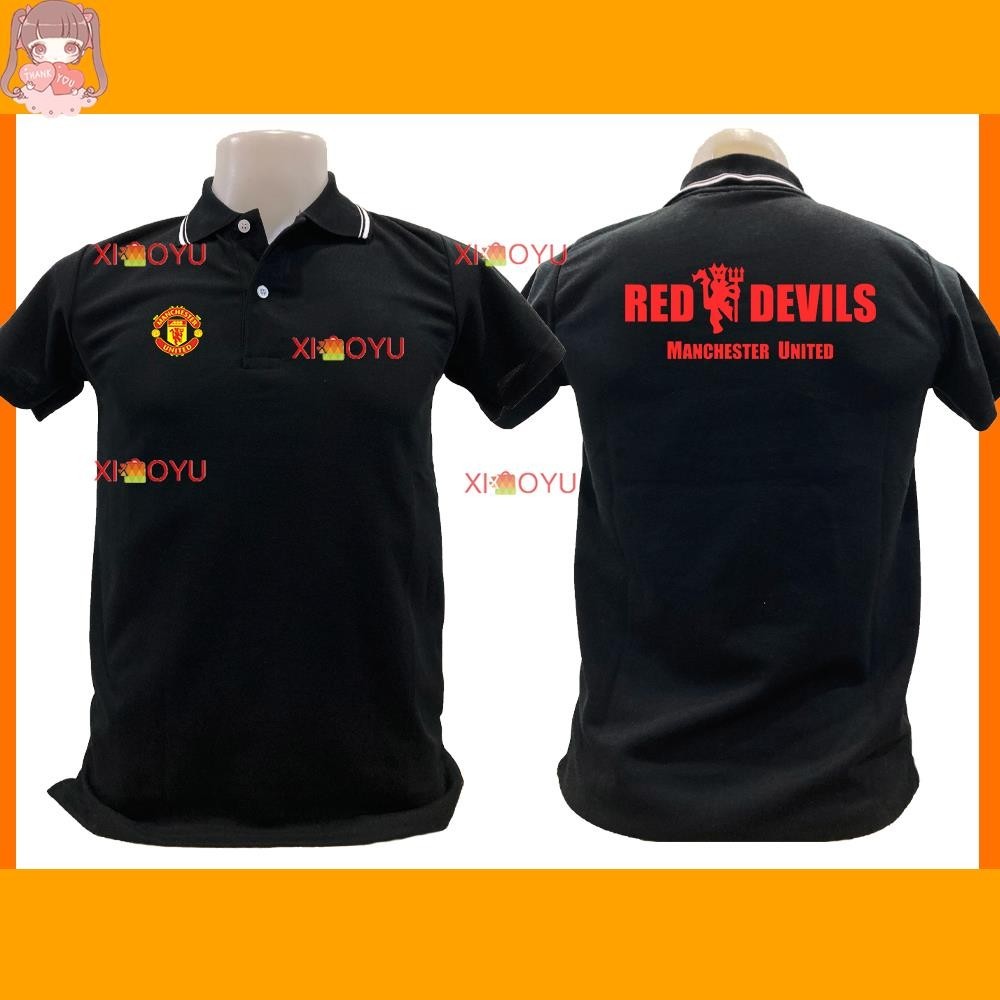 2025 ใหม่ เสื้อโปโลแมนยู เสื้อบอลแมนยู เสื้อโปโลผู้ชาย