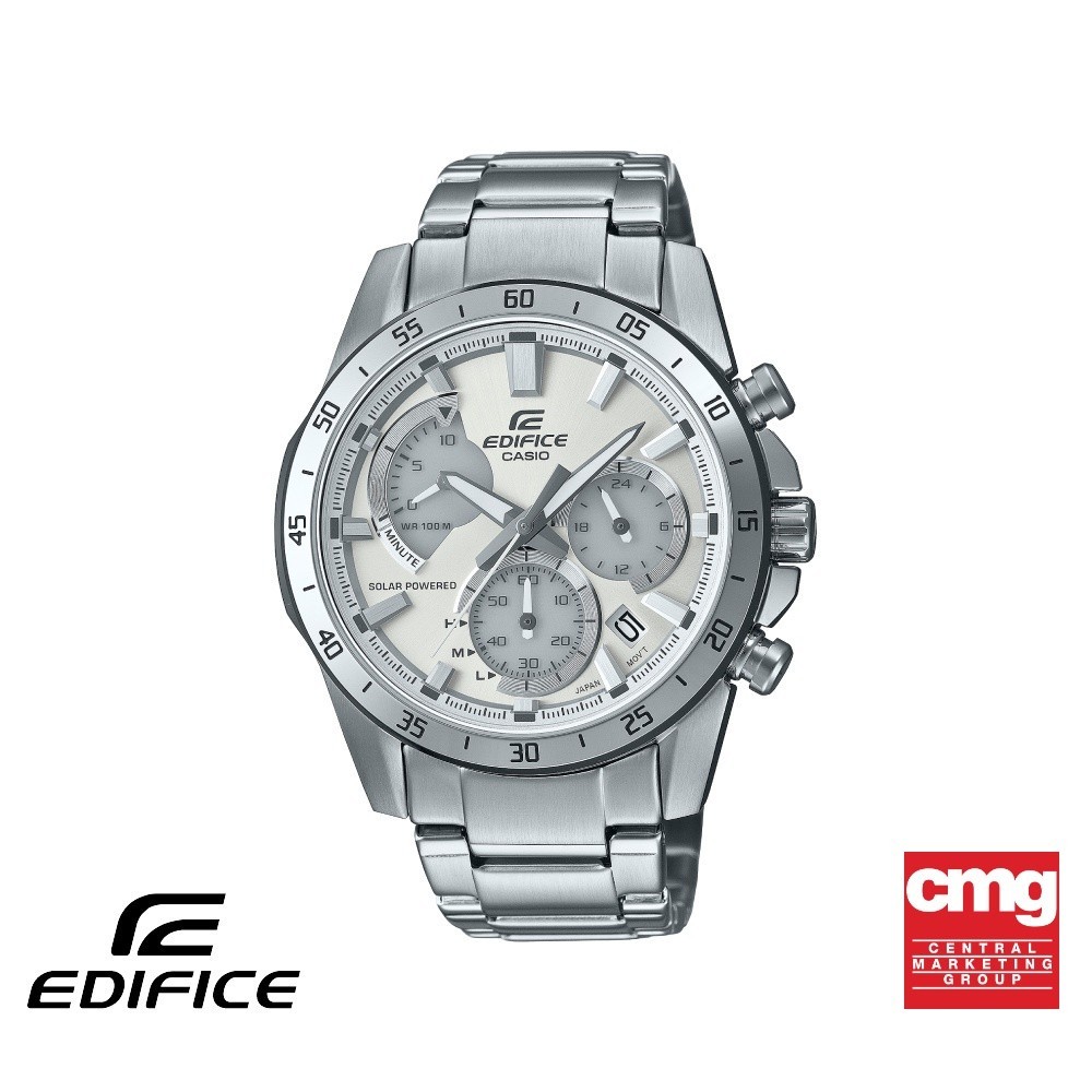 CASIO นาฬิกาข้อมือผู้ชาย EDIFICE รุ่น EQS-930MD-8AVUDF วัสดุสเตนเลสสตีล สีเงิน