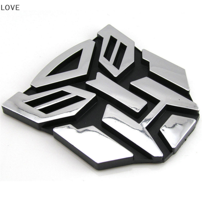 [JJCW] สติกเกอร์โลโก้ 3D ลายกราฟฟิค Transformers สําหรับติดตกแต่งรถยนต์ QQW