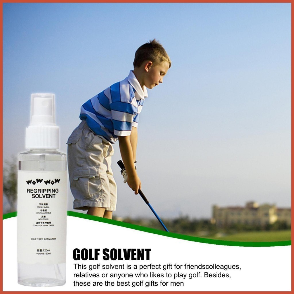 ตัวทําละลายกอล์ฟคลับ Professional Golf Grip Solvent Regripping Golf Clubs สารละลายตัวทําละลายที่มีปร