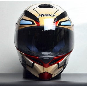 ชิลด์ หมวกกันน็อค Avex Plus Helmets K9 Terror Red