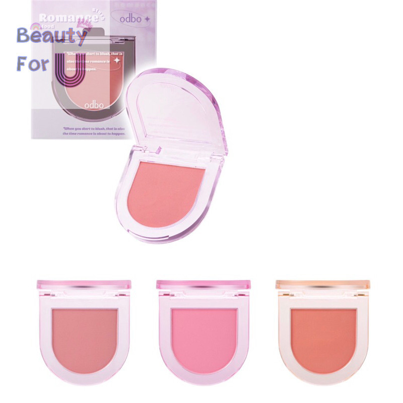 Odbo Romance Mood Blush OD1319 2.8g. โอดีบีโอ โรแมนซ์ มู้ด บลัช  มี 3เฉดสี