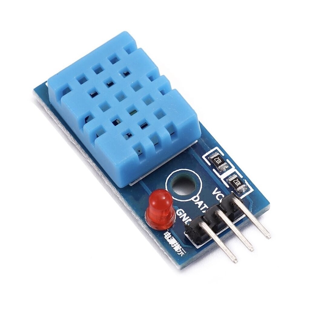 DHT11 Digital Temperature and Humidity Sensor แบบ PCB พร้อมไฟสถานะ