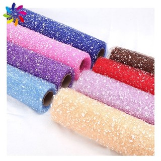 JWS DIY Flower Paper Rose Snow Point Gauze Dot Gauze Bouquet Packaging Material Package Handmade