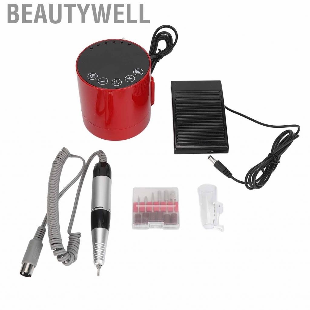 Beautywell Electric Nail Polishing Machine  Low Noise Drill Set for Home Use