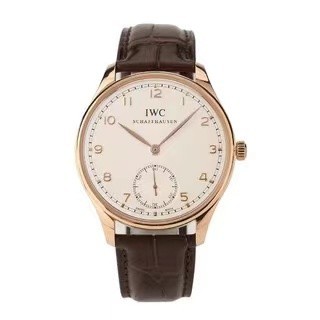 Iwc IWC 18K Rose Gold Manual Mechanical Men 's Watch IW545409