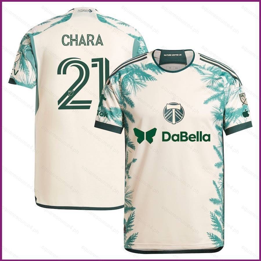 เสื้อยืดแขนสั้น ลายทีมชาติฟุตบอล Diego Chara Portland Timbers YX 2024-2025 MLS พลัสไซซ์