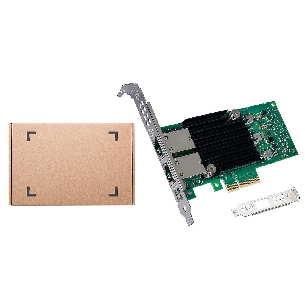 Intel X550-T2 Ethernet Converged Network Adapter - 10GbE Dual-Port RJ45 Lan Card