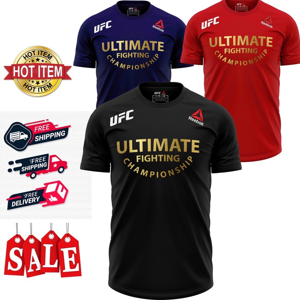 เสื้อยืด Baju KABIB Gold UFC💪 S-5XL