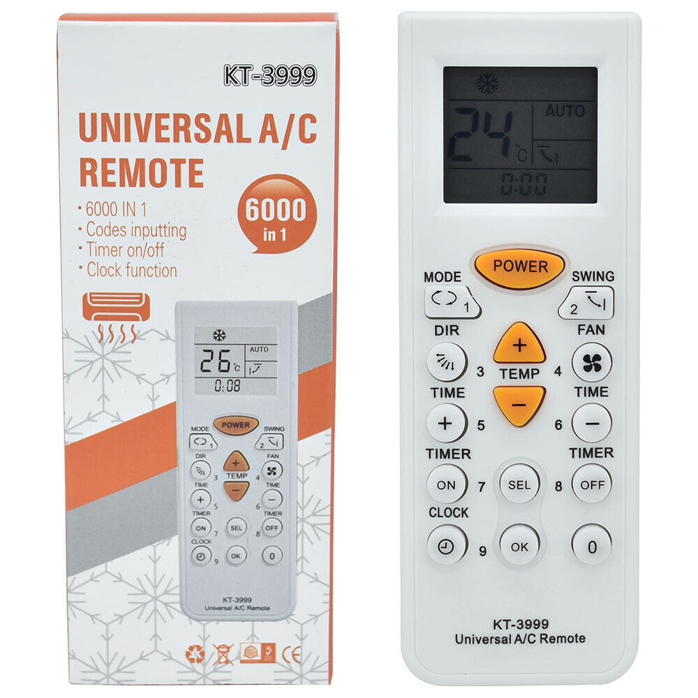 ใหม่ รีโมตคอนโทรล KT-3999 สําหรับ Panasonic LCD AC 6000 in 1