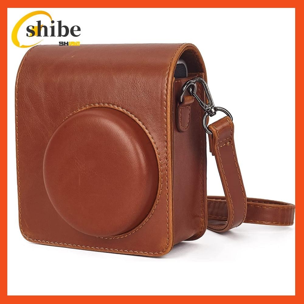 [shibell01.th] เคสกระเป๋าใส่กล้อง หนัง PU กันรอยขีดข่วน สําหรับ Instax Mini 40