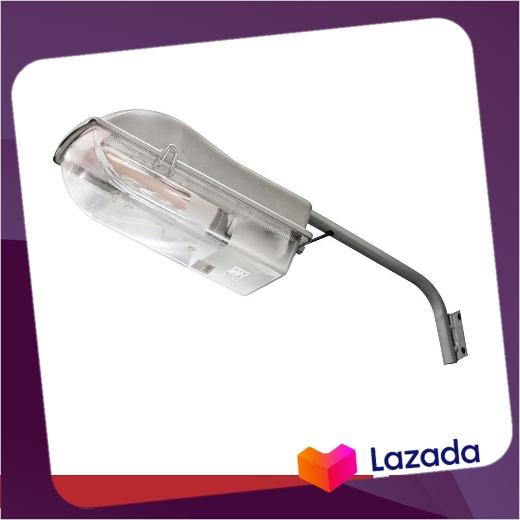 โคมไฟผนังภายนอกพร้อมขาจับ 1xE27 รุ่น R-ESL-A ขนาด 15 x 33.2 x 12.5 ซม. สีเทา