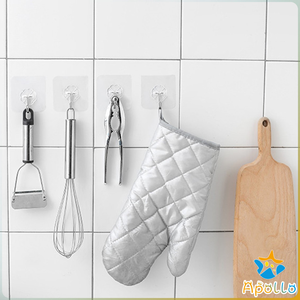 ตะขอแขวนเก็บของ เเบบติดผนัง ตะขอแขวน 30C ติดผนังปูนขัดมันได้ ตะขอ อเนกประสงค์ ไม่ต้องเจาะผนัง ตะขอสูญญากาศ ติดเพดาน 20KG - รูปที่ 6