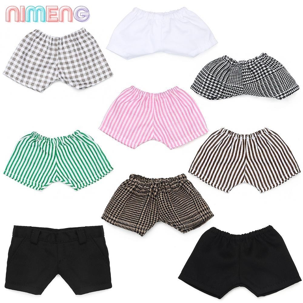Nimeng กางเกงยีนขาสั้น สีพื้น 20 ซม. สําหรับตุ๊กตา