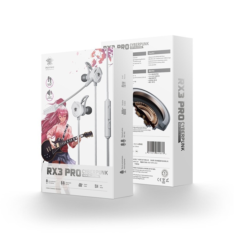 หูฟัง PLEXTONE xMowi RX3PRO rx3 rx3 pro หูฟังเล่นเกมพร้อมไมโคร headphone เกมส์มิ่ง มีไมค์ ตัดเสียงรบกวน เสียงดี สตรีม