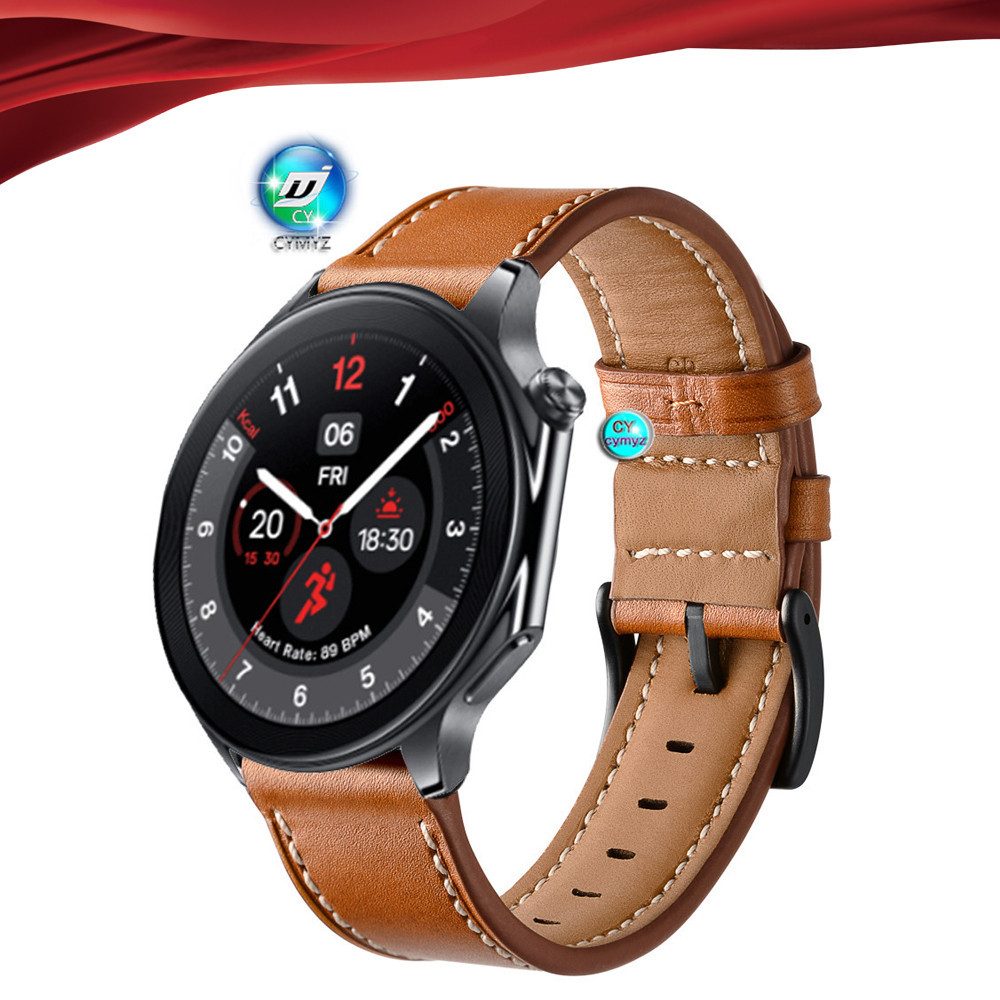 OnePlus Watch 2สายนาฬิกาข้อมือ สายหนัง สําหรับ OPPO Watch X
