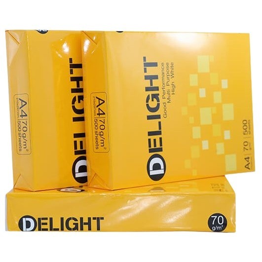 A4 Delight paper 70 แกรม กระดาษภาพถ่าย A4 กระดาษ A4 ราคาถูก