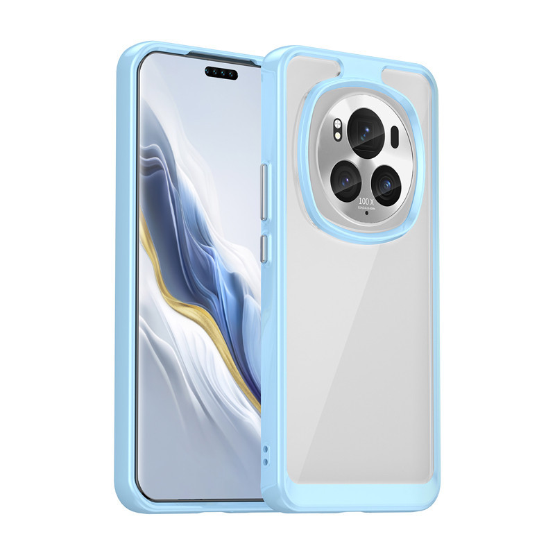สําหรับ Honor Magic 6 Pro เคส ELVEV คุณภาพสูง PC TPU เคสใส ป้องกัน