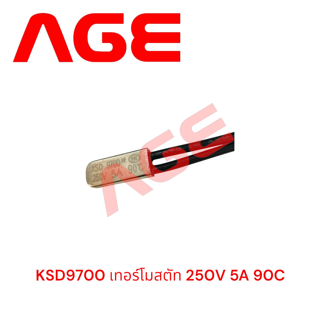 KSD9700 เทอร์โมสตัท 250V 5A 90C (NO Type),KSD9700 Thermostat