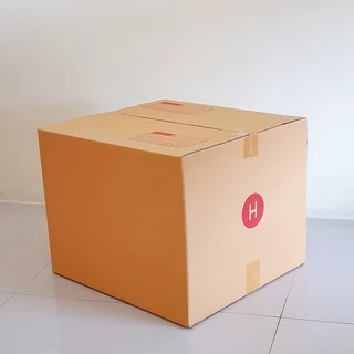 กล่องไปรษณีย์ เบอร์ H ขนาด 40×45×34 ซม. กล่องพัสดุฝาชน แพ็ค 5 ใบ หนา 3 ชั้น ราคาส่ง พร้อมส่ง Qbox7 ราคาโรงงาน