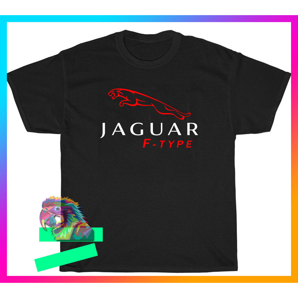 มาแรง เสื้อยืดผ้าฝ้าย พิมพ์ลายโลโก้ Jaguar Ftype Racing สําหรับผู้ชาย ไซซ์ S 5XL