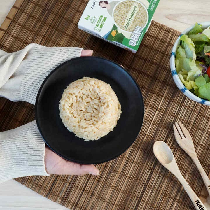 หงษ์ทอง ข้าวกล้องหอมมะลิ พร้อมรับประทาน ขนาด 150 กรัม (00174) - รูปที่ 5