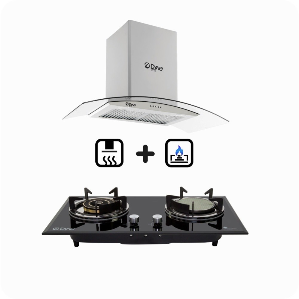 room_shop101 DYNAHOME ชุดเซ็ทเครื่องดูดควัน SDF-922 + เตาแก๊ส DH0390