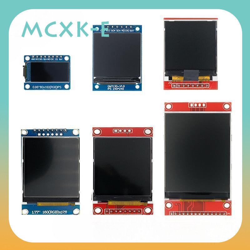 โมดูลไดร์ฟ IC หน้าจอ TFT 0.96 1.3 1.44 นิ้ว IPS 7P SPI HD 65K LCD ST7735 80*160 (ไม่ใช่ OLED) สําหรับ Arduino