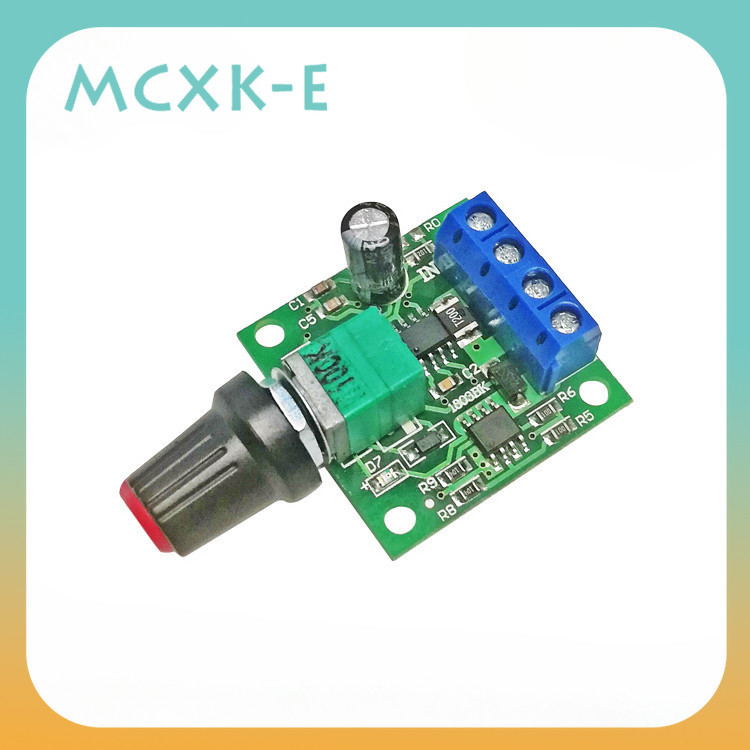 ใหม่ โมดูลควบคุมความเร็วมอเตอร์ DC 1.8V 3V 5V 6V 12V 2A PWM PWM 0~100% ปรับได้