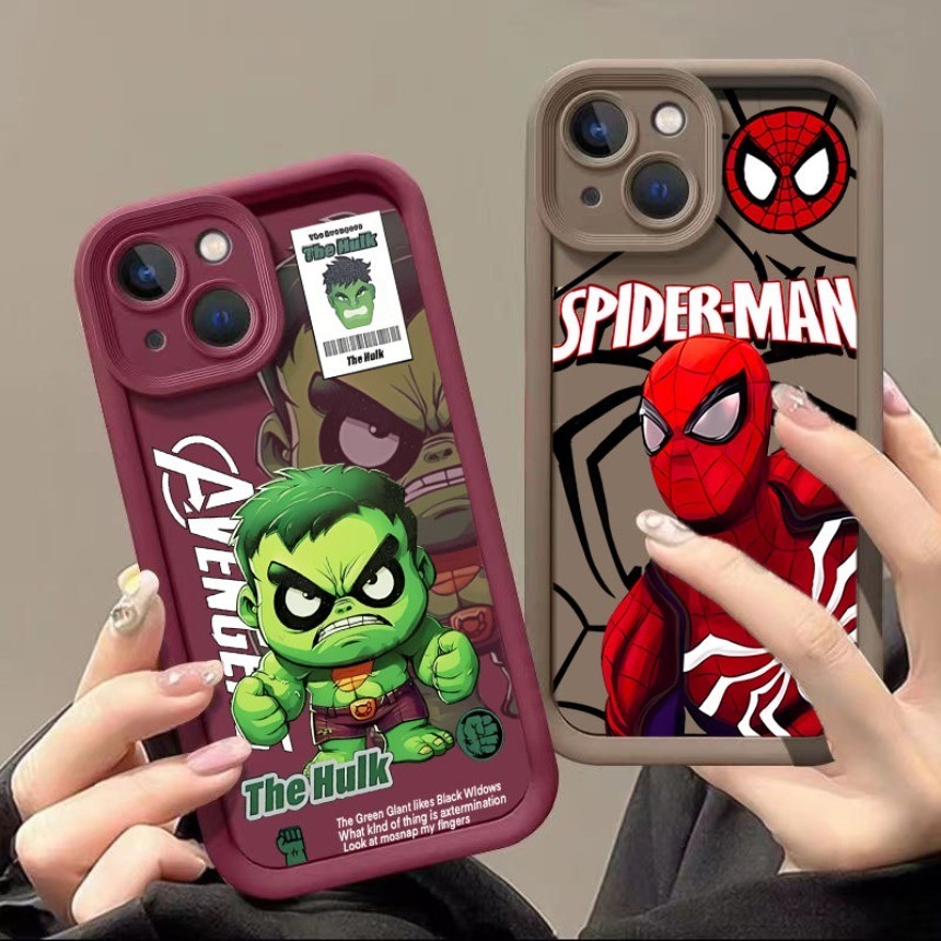 เคสโทรศัพท์มือถือแบบนิ่ม ลาย Hulk Spider Man Eyes Angel Eyes สําหรับ Realme Note 50 C67 C55 C53 C51 C35 C33 C30