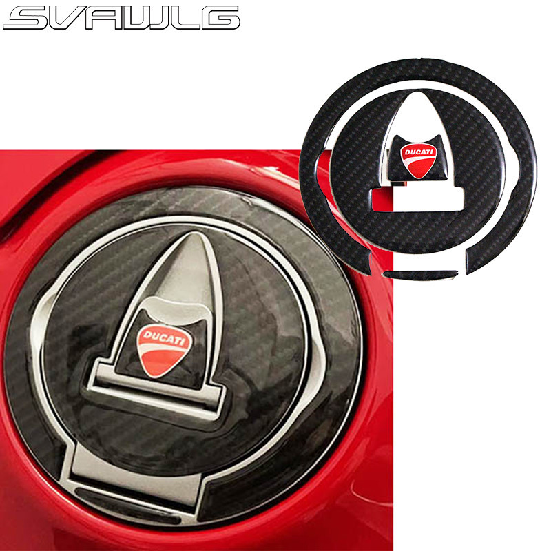 เหมาะสําหรับ Ducati V4 V2 959 สติ๊กเกอร์ติดถังน้ํามันเชื้อเพลิงสติ๊กเกอร์กันลื่น Panigale V4s 3D สติ