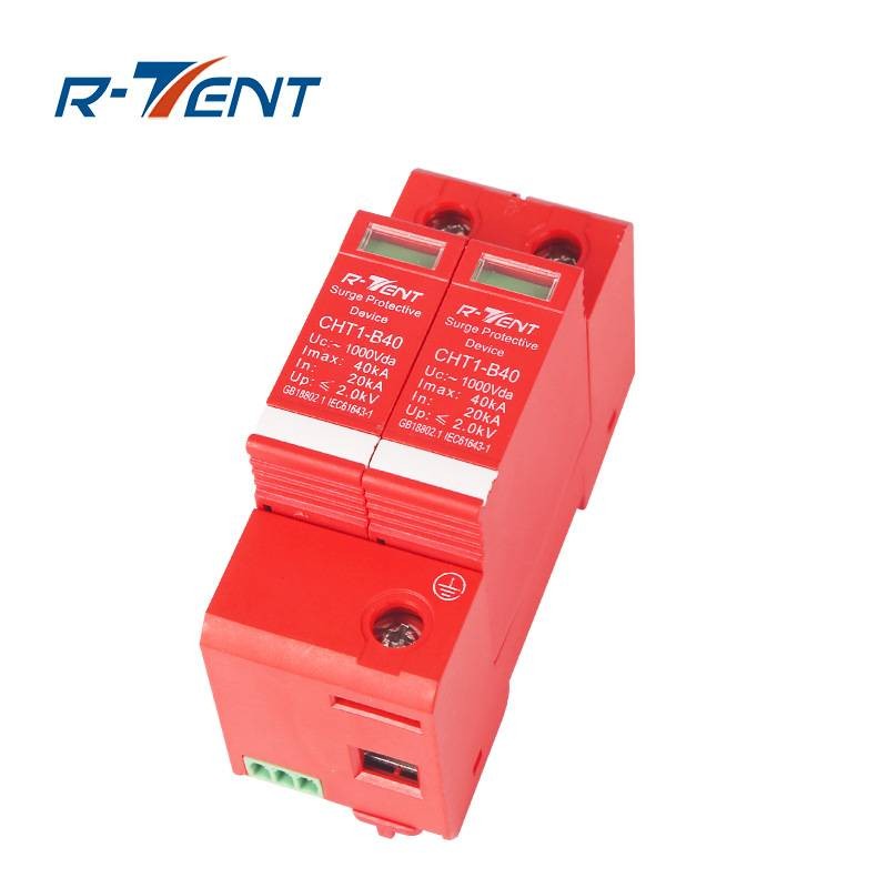 DC SPD 1000V อุปกรณ์กันฟ้าผ่า งานโซล่าเซลล์ DC Surge Protection Device