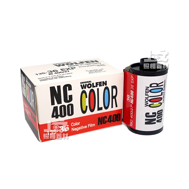 ฟิล์มเยอรมนี ORWO WOLFEN WOLFEN NC400 135 ฟิล์มสี 36 แผ่น C41 ล้างกระดาษภาพถ่าย ISO400