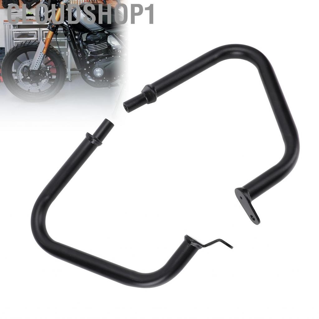 Cloudshop1 เครื่องยนต์มอเตอร์ไซค์ Crash Bar Strong Protective Tube Iron Tube 26mm Matte Black สำหรับ