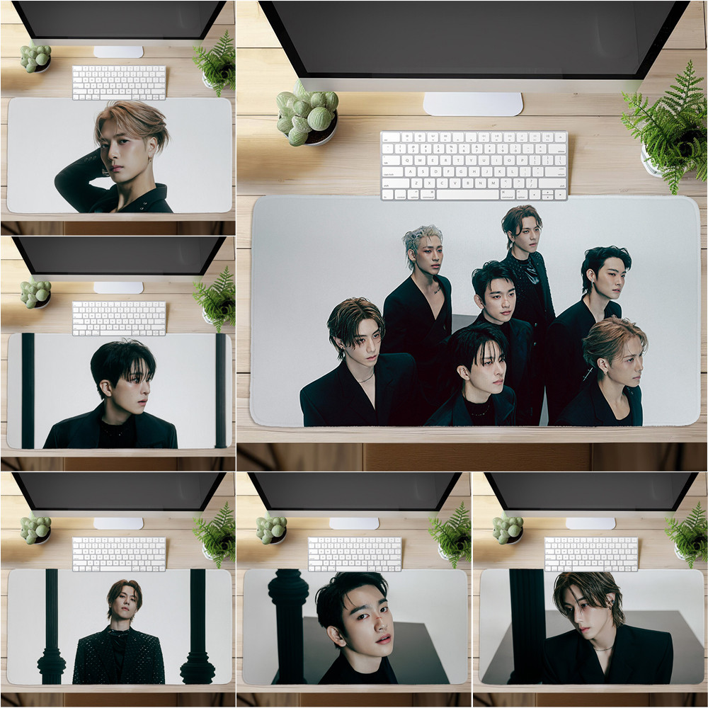 Got7 แผ่นรองเมาส์พิมพ์ศิลปะแป้นพิมพ์คอมพิวเตอร์แผ่นรองโต๊ะ (60x30 ซม./80x40 ซม.)