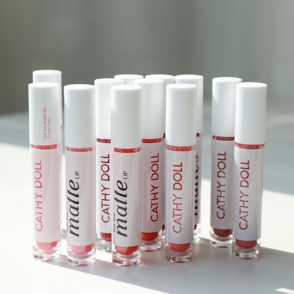 🔥แท้/ดีลสุดคุ้ม/ไลฟ์ทุกวัน🔥(1ชิ้น) Cathy Doll Not Too Matte Lip นอตทูแมทท์ลิป 2.9g เคที่ดอลล์ - รูปที่ 6
