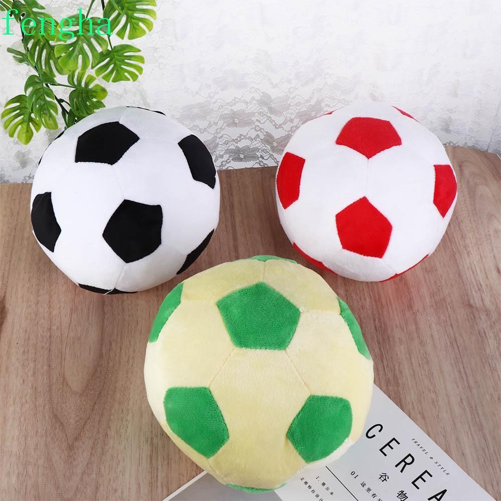 Fengha จําลอง Ball ของเล่นตุ๊กตา Sleeping Mate ของเล่นมาพร้อมกับของเล่น Soft Creative Nap หมอนตกแต่งบ้านฟุตบอลเด็กของขวัญลูกฟุตบอล Plush ของเล่น