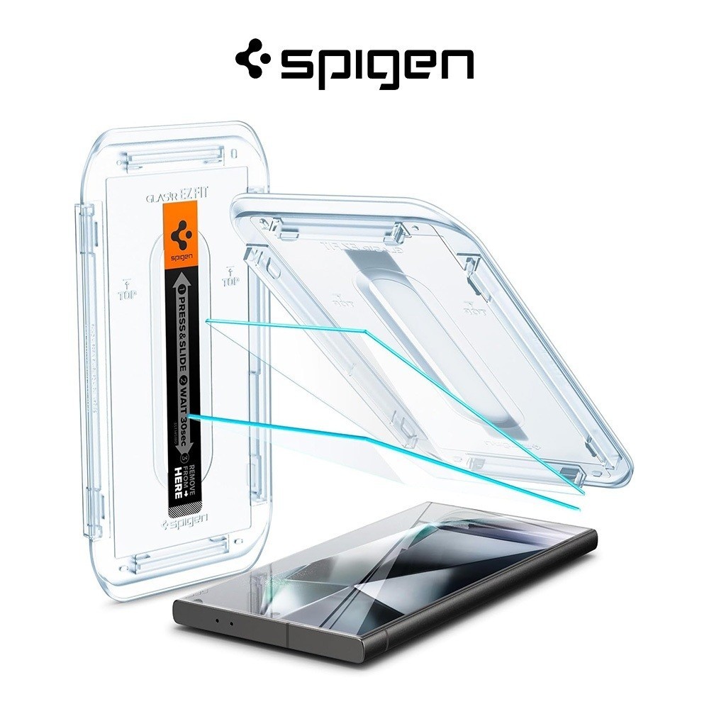 Spigen Galaxy S24 / Plus / Ultra Screen Protector Glas.tR EZ Fit กระจกนิรภัย ความแข็ง 9H