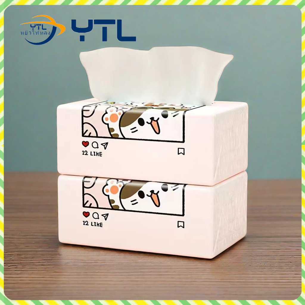 กระดาษทิชชู่ ทิชชูเช็ดหน้า กระดาษชําระ กระดาษทิชชู่ป็อปอัพ ไร้ฝุ่น เหนียวนุ่ม ซึบซับน้ำได้ดี พกพาง่าย 1ห่อมี210 แผ่น