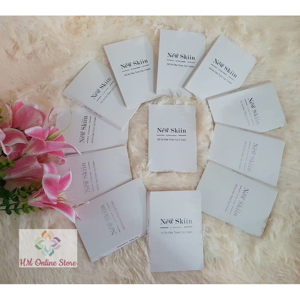 New Skiin Tone Up Cream 5 g. แบบซอง